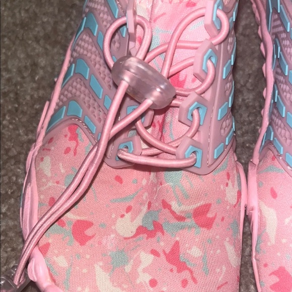 Pink and Blue Water Shoes with Breathable Mesh - Picture 3 of 4